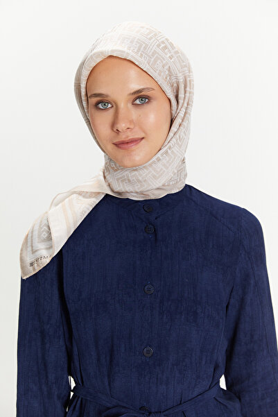 Setrms Geometrik Desenli Viskon Eşarp