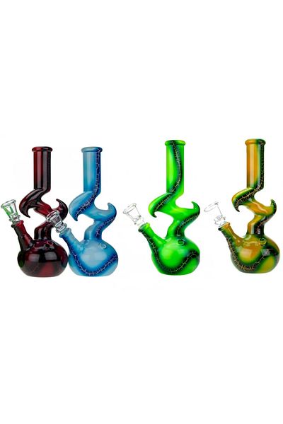 OEM Set Bong Zigzag Crackle Finish 20cm x4