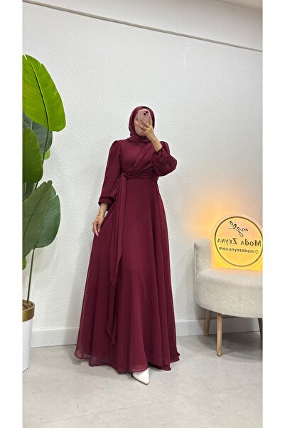 moda zeynaa Elif Şifon Abiye