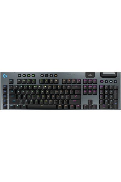 logitech Tastatură mecanică de gaming G915 X LIGHTSPEED, liniară, profil redus, wireless, neagră