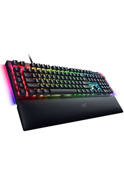 RAZER BlackWidow V4 Mechanical Gaming Keyboard (Green Switch), US layout, RGB, magnetic wrist rest