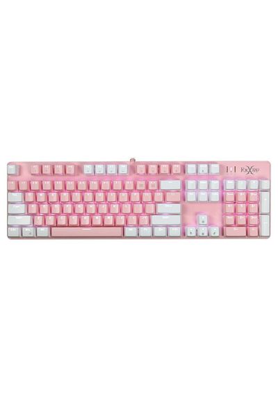 FoxXray Gaming HKM-68 Pinklove Blue Switch Mechanical Keyboard