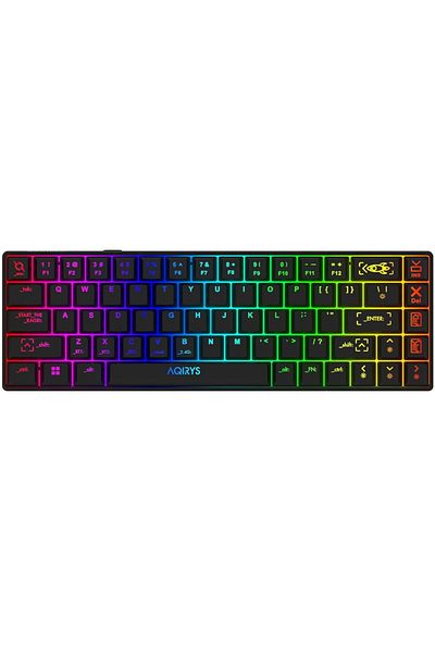 AQIRYS Tastatură mecanică Mira 65%, fără fir/Bluetooth/cu fir