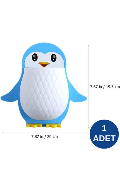 omilife Penguin Shaped Organizer Multi-Purpose Organizer with Cute Design Pen Holder and Tabletop Organization