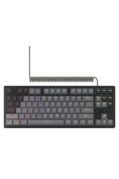 LORGAR Azar 514TKL, Wired RGB Keyboard, Black/Grey