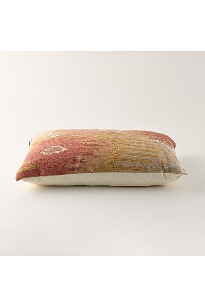 Generic Cotton Embroidered Pillow Rectangular, Multicolor 50*30*12Cm
