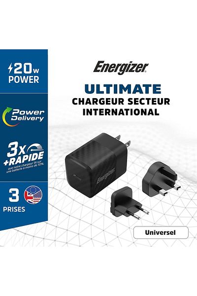 Energizer شاحن الحائط المثالي PD 20 واط A20MU