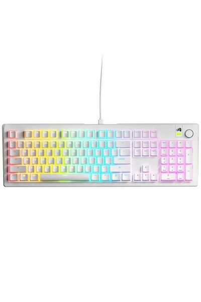 Glorious Tastatură mecanică, Glorious, RGB, albă