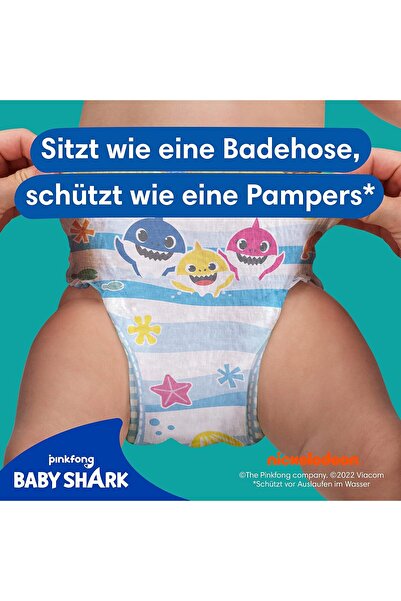 Pampers Size 4 Splashers Swim Pants, 11 Count, Carry Pack