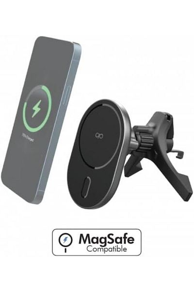 Force شاحن سيارة كهربائي متوافق مع فتحة التهوية MagSafe 15 وات