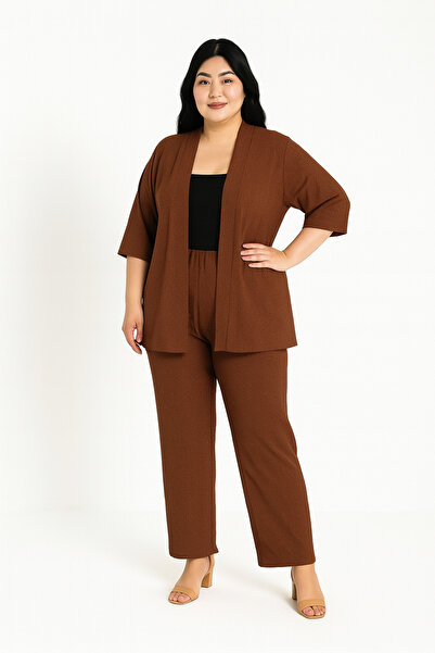 Mivoon Διπλό κιτ κιμονό με υφασμάτινο παντελόνι Bürümcük