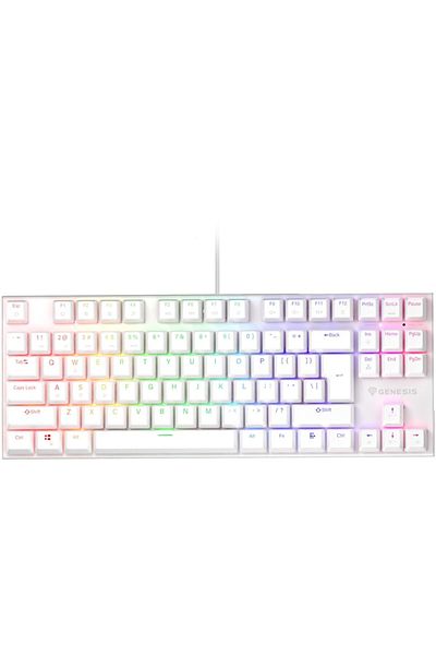 Genesis Tastatură mecanică de gaming Thor 303 TKL, iluminare RGB, comutator liniar