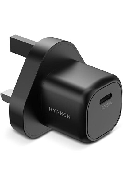 HYPHEN محول Mini PD ذكي لتوصيل الطاقة بقدرة 20 وات بمنفذ واحد من النوع C