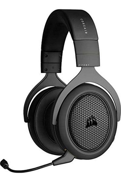 Corsair Gaming Headset with Bluetooth, HS70 Series by Corsair, Over-Ear, Black