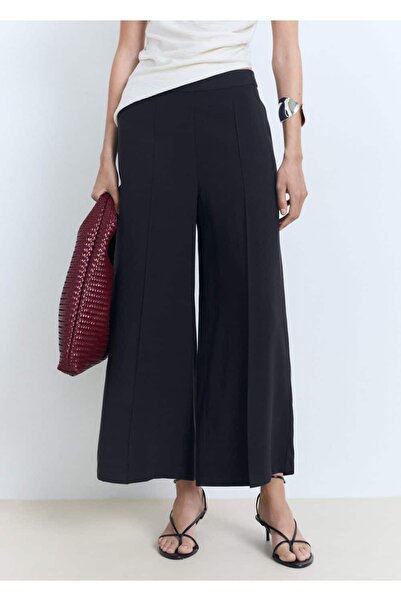 MANGO Woman Flowy palazzo trousers