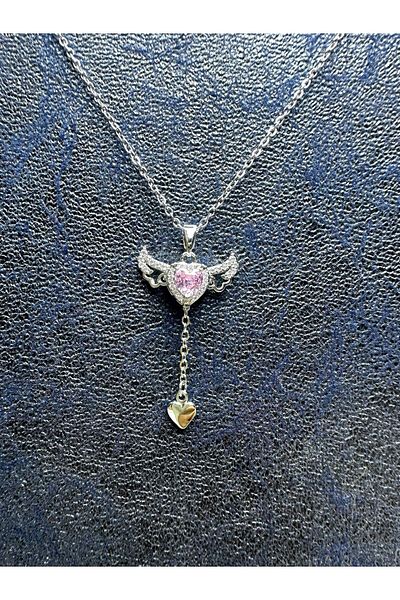Mutenaura Stainless Steel Wings of Love Necklace