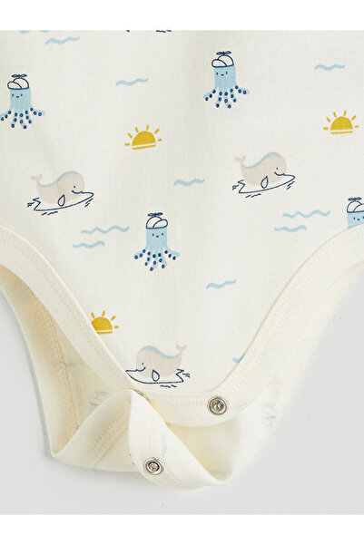 LC Waikiki Lcw Baby Organic Fabric Baby Boy Snap Body and Leggings 2-Pack