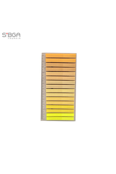 sibga tasarım İnce Şerit 320 yaprak Şeffaf Renkli Postit Post-it Post It. Kit...