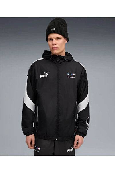 Puma Bmw Mms Mt7+ Windbreaker Black Men's Coat 633172-01