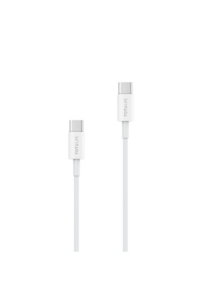 TOTUDESIGN Pure Series Cable Pd Type-C-Type-C 1M - White