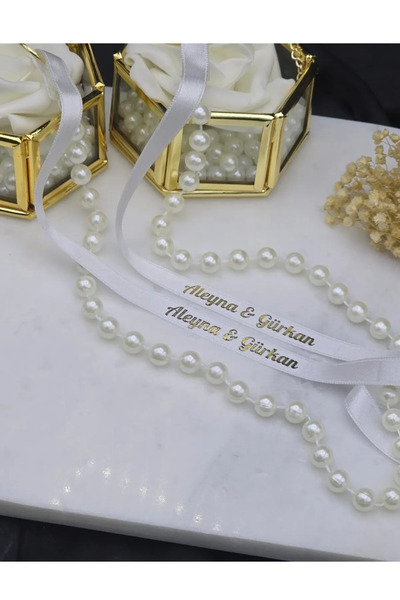 Frisson İsme Özel İncili Söz Nişan Kurdelesi Dökülmeyen