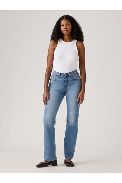 Levi's 501 CURVE PANTALON JEAN ALBASTRU DE DAME 005K8-0000