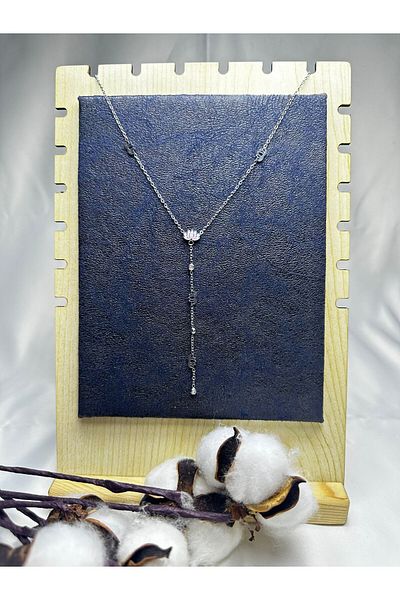 Mutenaura Stainless Steel Trend Y Necklace