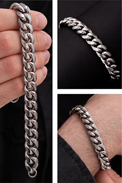 vogutima jewelery&silver by timuçin mavili سوار رجالي - سوار رجالي من الفولاذ...
