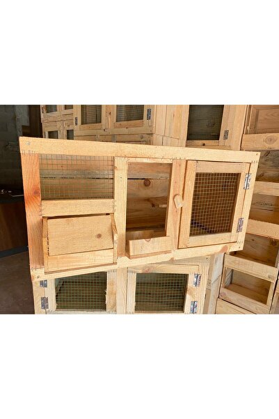 KARAYİĞİT AHŞAP MOBİLYA DEKORASYON Karayiğit Ahşap Güvercin Kümesi Yumurtlama Alanı + Suluk yeri + Yemlik + Basamaklı Tasarım Eşhane