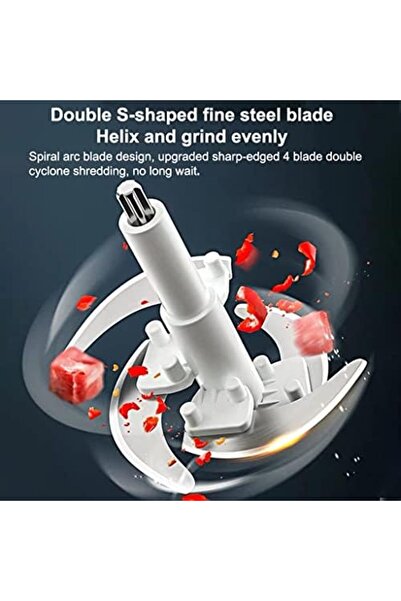 Shopi TEmkin 2 Speeds 400W Stainless Steel 3L Capacity Electric Chopper Meat Grinder Mincer Food Processor