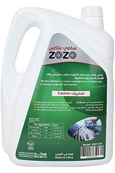 Zozo شامبو شمع السيارات من صافي ماكس، 4 لتر
