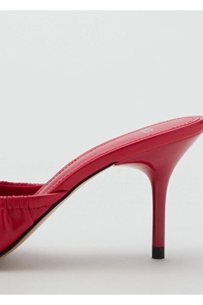 MANGO Woman Kurdeleli topuklu sandalet