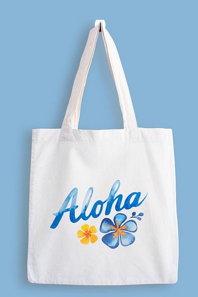 designedfy Aloha Printed Cloth Bag, Tote Bag