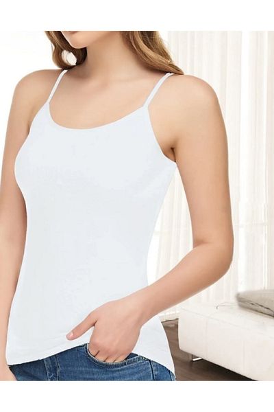 Tutku Elit Modal Elastane Women's Tank Top with Rope Strap - 6 Pieces - New Season