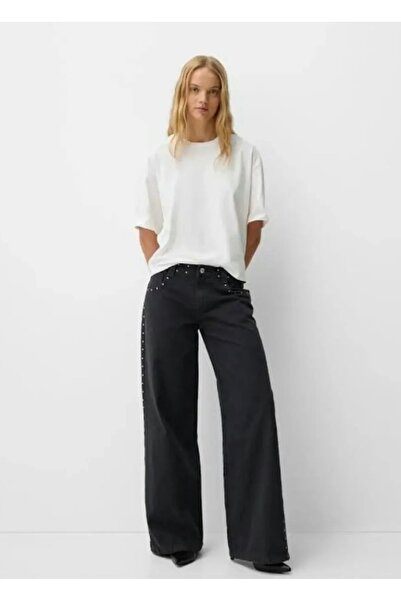 Butik Allbucks Bersh-Ka, Stapled Twill Straight Fit Jean Pants Abbrs1567