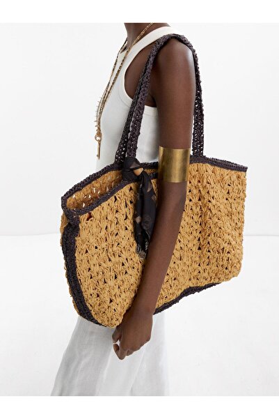 PARFOIS Örgülü Hasır Görünümlü Çanta