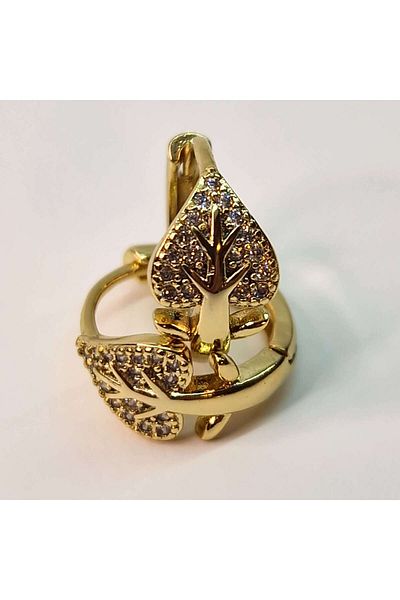 My Bijoux Cercei placati cu aur Carmina