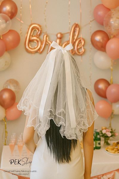 PEKSHOP Self-Light Bridal Veil Bride Party Veil Bride to Be Accessory