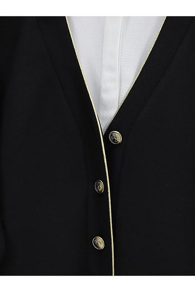 nedo7 Buttoned Osyho Cardigan -Black