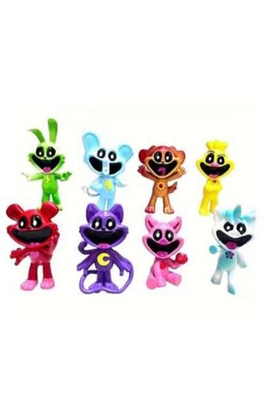 OEM Set Figurine Smiling Critters, Multicolor, 8 Bucati, 10 Cm
