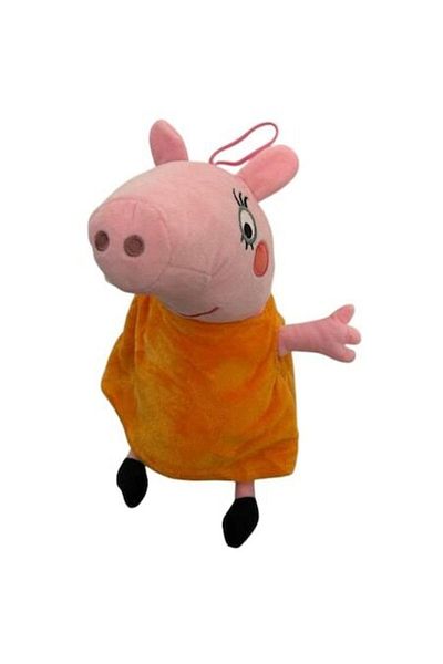 Peppa Mama Purcelușă, Jucărie De Pluș Pig Cu Funcții Muzicale, 35 Cm, Portocaliu