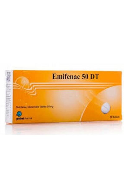 Tr Global Pharma EMIFENAC 50MG 20 DISPERSIBLE TABLETS