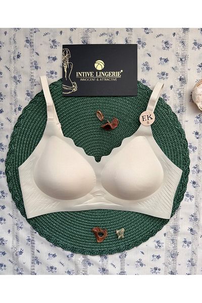 İntive Lingerie Layla Imported Ice Silk (Ice-Silk) Ultra-Thin Comfortable Breathable Invisible Laser Seamless Bra