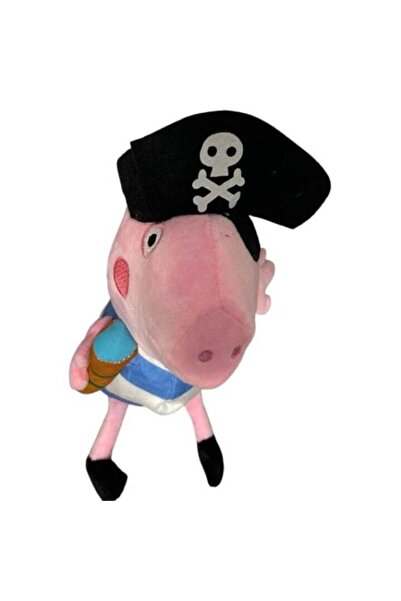 Peppa Pig Jucărie De Pluș , George Pirat, 30 Cm, Alb-albastru