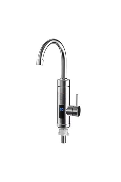 Adsinio Instant Electric Faucet, Adsinio, LED Display, 3000 W, Hot Water 30°C-60°C, Stainless Steel