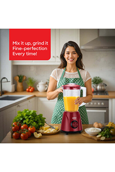 Sanford Sanford 3-in-1 Blender and Grinder, 400W, 1.5L SF6807BR