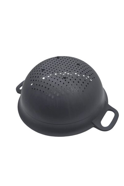 GİVY Gray Rice Strainer 700 ml |   Rice, Vegetables, Pulses Washing and Straining Container |   Practical Kitchen Strainer