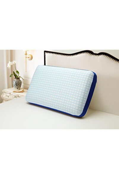 KBOX وسادة تبريد من إسفنج الذاكرة مع غطاء كول ماكس 70 × 40 × 14 سم لدعم الرقب...