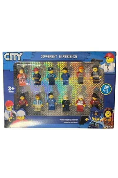 City Set 12 figurine City, 5cm, multicolor