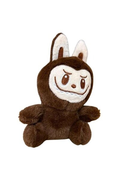 OEM Breloc figurină de pluș LaBubu, moale și pufos, maro, 18 cm